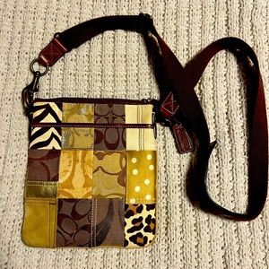 Vintage Coach Patchwork Crossbody